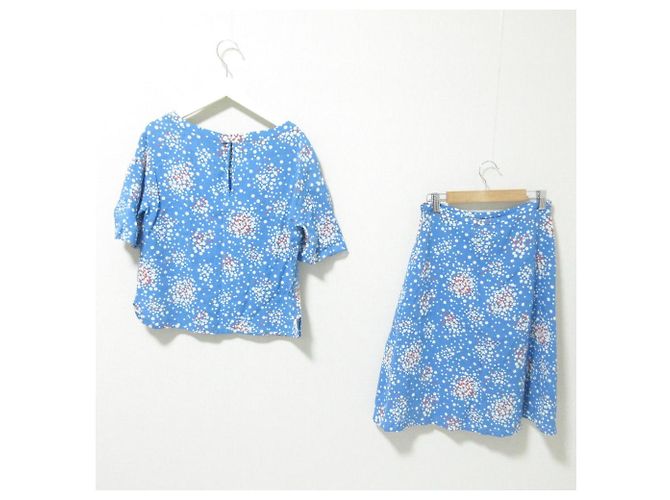 Autre Marque Sally Scott Set Bluse Rock Blau - Ansicht 2