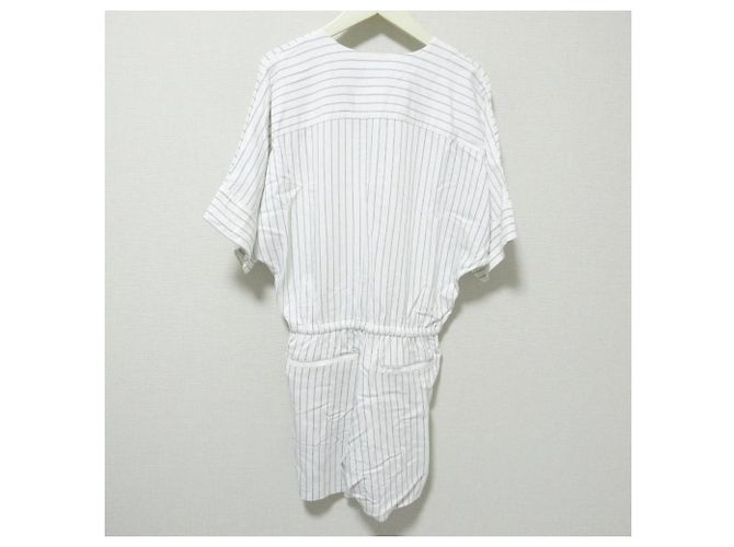Shorts All-in-One Ralph Lauren Bianco Blu - vista 2