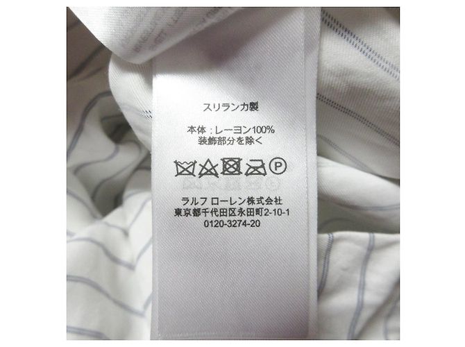 Shorts All-in-One Ralph Lauren Bianco Blu - vista 7