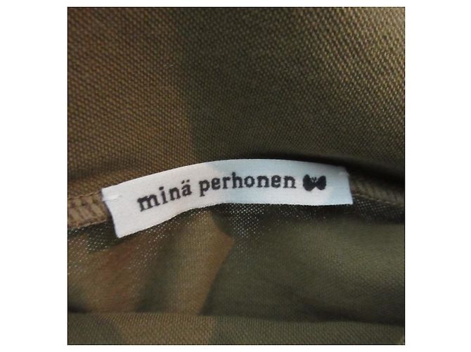 Autre Marque mina perhonen terre Schnitt und Genäht Grün Khaki - Ansicht 7