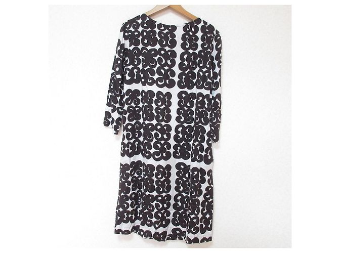 Autre Marque Vestido Tarha Marimekko Negro Blanco - vista 2