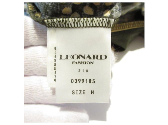 Autre Marque LEONARD Top sin mangas con estampado integral Verde Caqui - vista 4