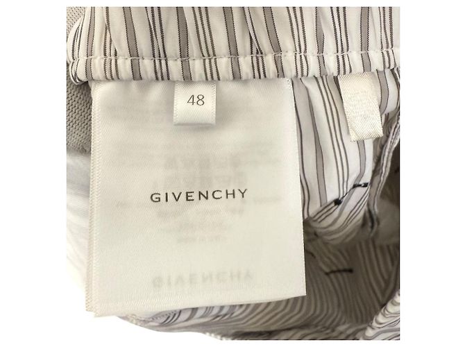 Bermuda com estampa de listras Givenchy Branco - vista 5