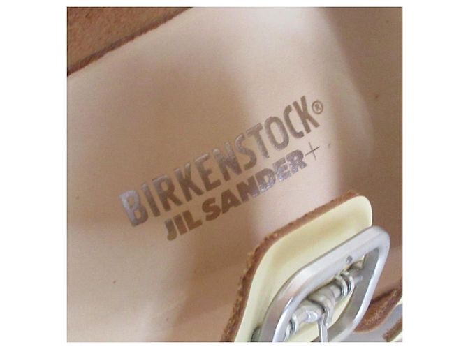 Sandali Arizona Birkenstock Jil Sander Beige - vista 6