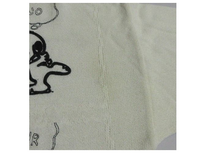 Autre Marque ICEBERG × PEANUTS Strick-Tunika Schwarz Weiß - Ansicht 12