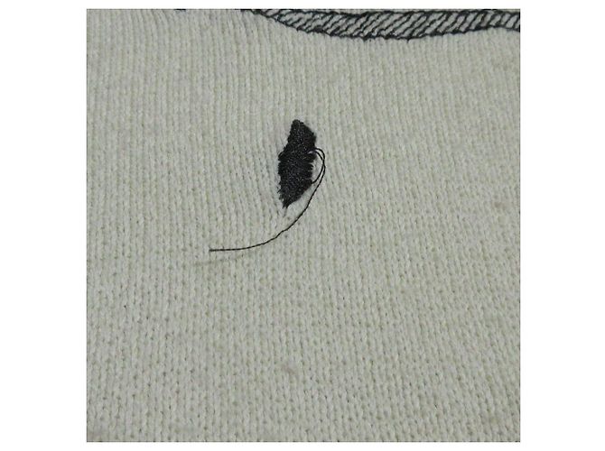 Autre Marque ICEBERG × PEANUTS Strick-Tunika Schwarz Weiß - Ansicht 15