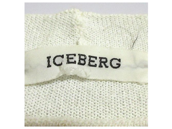 Autre Marque ICEBERG × PEANUTS Strick-Tunika Schwarz Weiß - Ansicht 7