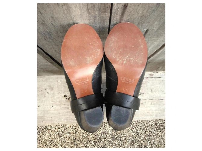 Botines Chloé de cuero negro - vista 5