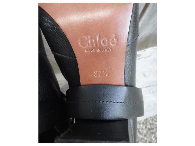 Botines Chloé de cuero negro - vista 7