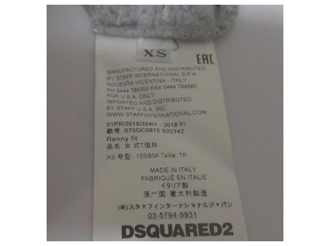 Autre Marque Camiseta de algodón estampada DSQUARED2 Gris - vista 7