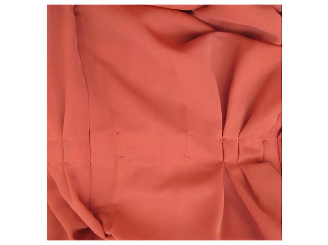 Vestido Bottega Veneta Vestido de Seda Laranja - vista 12