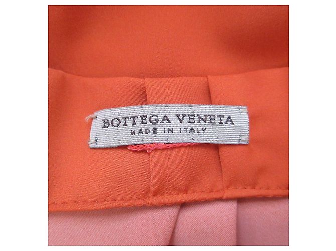 Vestido Bottega Veneta Vestido de Seda Laranja - vista 6