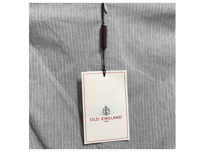 Autre Marque Gestreiftes Leinenmischkleid OLD ENGLAND Braun - Ansicht 5