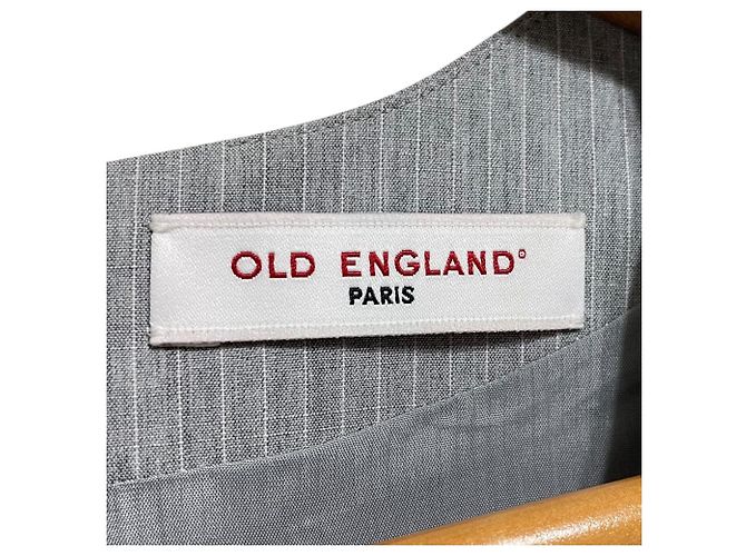 Autre Marque Gestreiftes Leinenmischkleid OLD ENGLAND Braun - Ansicht 7