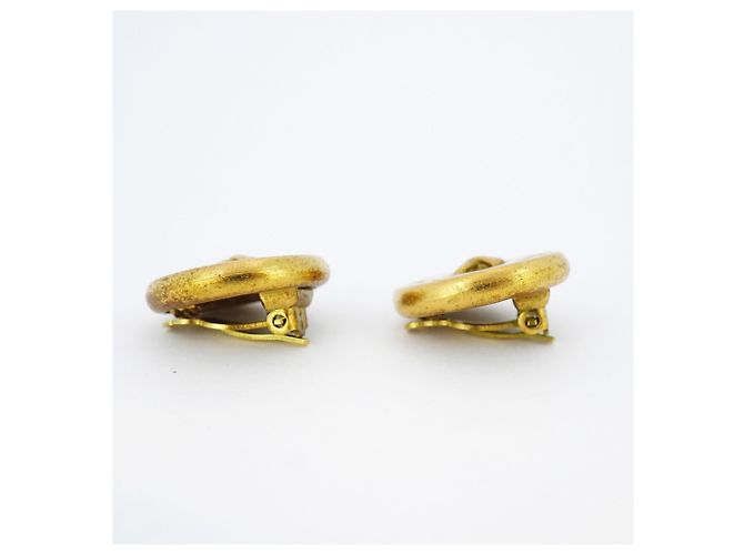 Orecchini a clip Chanel in placcatura oro D'oro - vista 3
