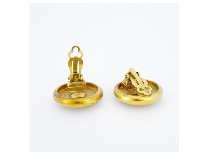 Orecchini a clip Chanel in placcatura oro D'oro - vista 4