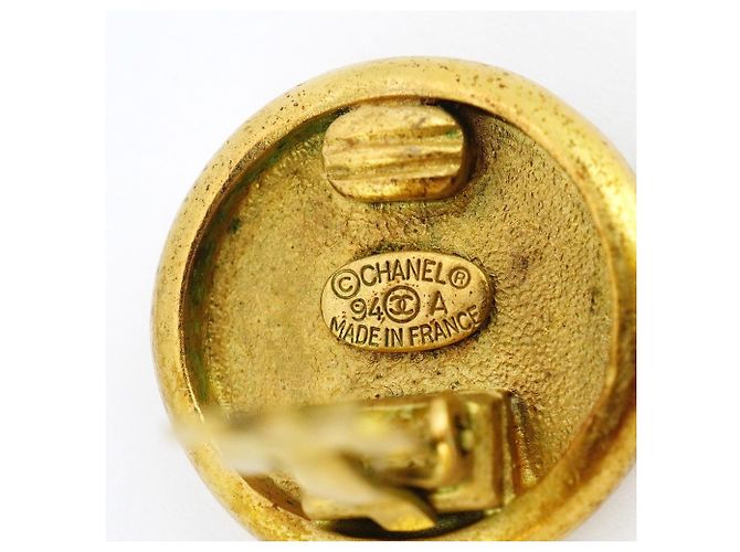 Orecchini a clip Chanel in placcatura oro D'oro - vista 5