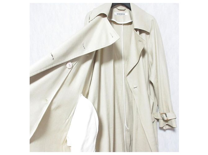Autre Marque Abrigo Trench Herencia Primavera Beige - vista 6