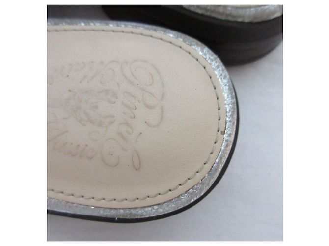 Autre Marque Cole Haan Pinch Kiltie Leder-Mule Silber - Ansicht 9