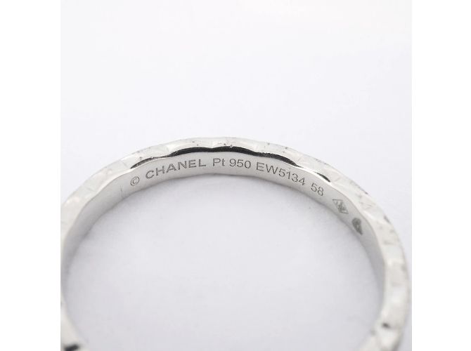 Chanel Coco Crush Pt950 Platinum Ring #58 Men's - view 4