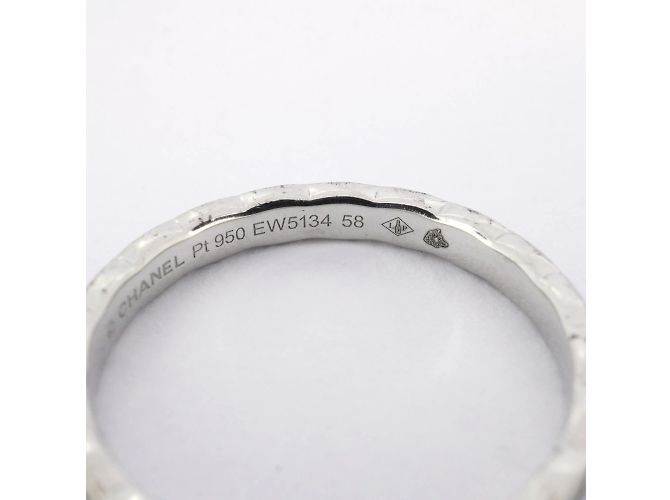 Chanel Coco Crush Pt950 Platinum Ring #58 Men's - view 5