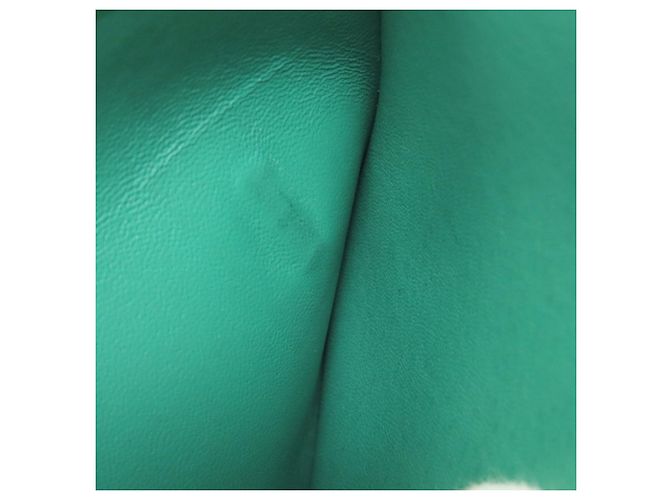 Portafoglio bifold in pelle Epsom Hermès verde - vista 9