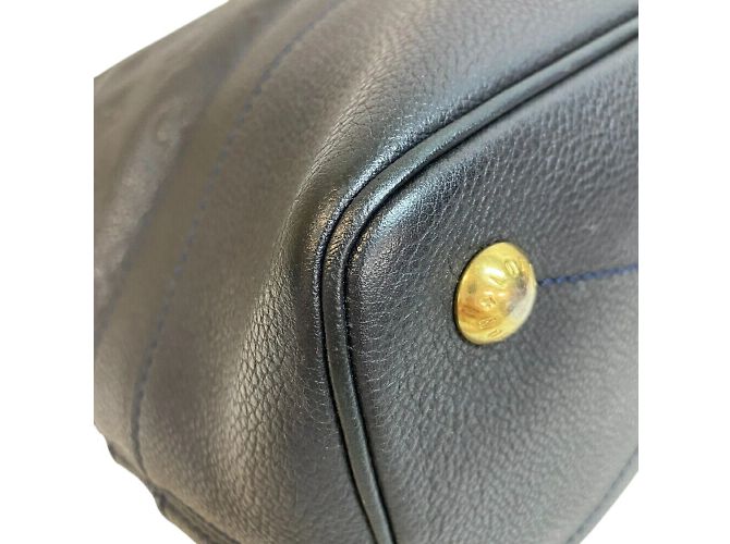 Borsa Tote Citadines PM Monogram Empreinte Louis Vuitton Blu navy - vista 3