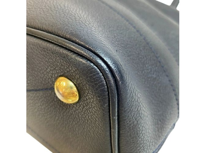 Borsa Tote Citadines PM Monogram Empreinte Louis Vuitton Blu navy - vista 4
