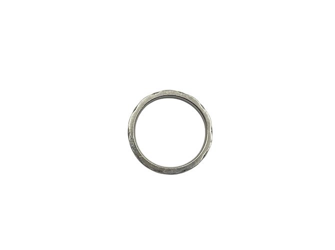 Chanel Matelasse Platinum Band Ring Silvery - view 3