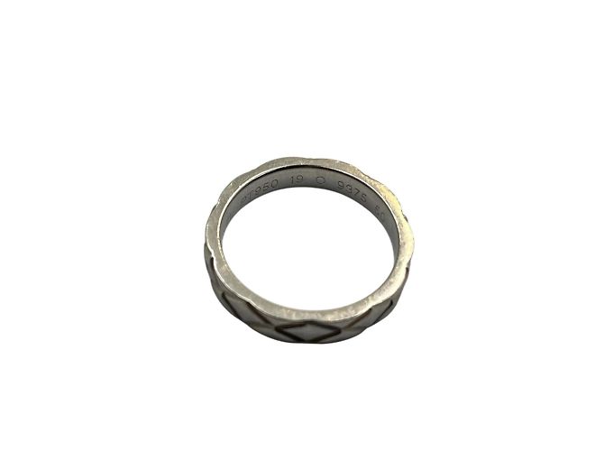 Chanel Matelasse Platinum Band Ring Silvery - view 4