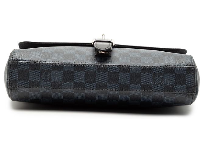 Mensageiro PM Newport Damier Cobalt Preto Louis Vuitton - vista 3