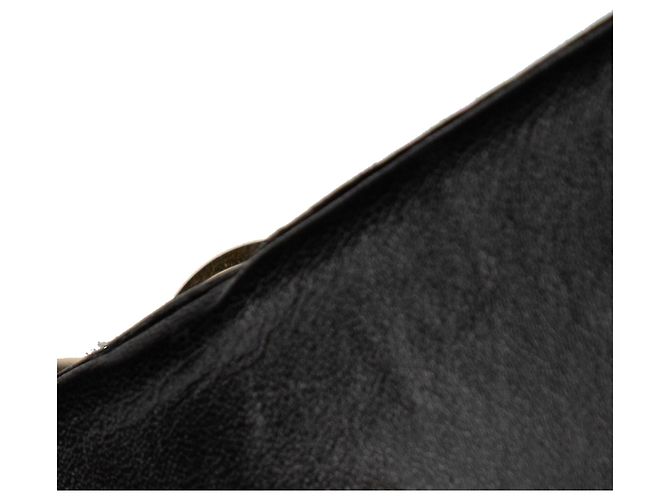 Crossbody Kate Monogram in vitello liscio nero con frange di Saint Laurent - vista 9
