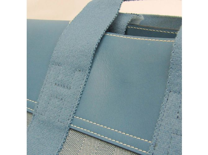Hermès Valparaiso PM Handtasche Blau - Ansicht 10