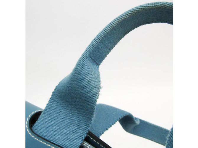 Hermès Valparaiso PM Handtasche Blau - Ansicht 17