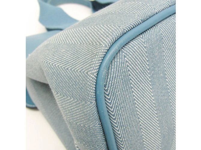 Hermès Valparaiso PM Handtasche Blau - Ansicht 5