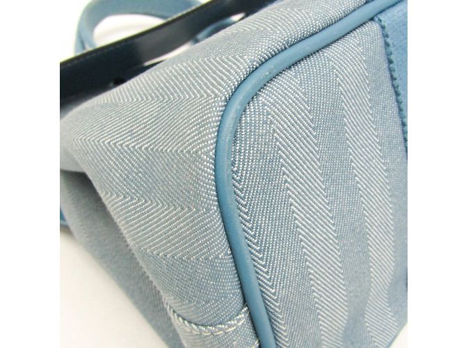 Hermès Valparaiso PM Handtasche Blau - Ansicht 7