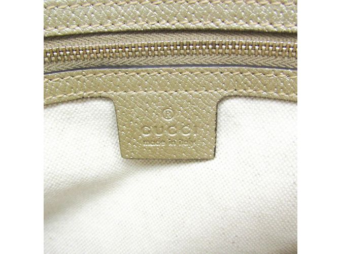 Borsa a mano Gucci GG Canvas Bree Small Beige D'oro - vista 14