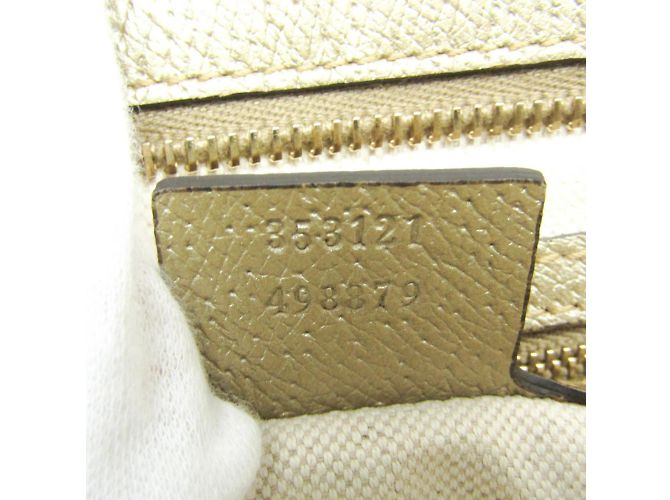 Borsa a mano Gucci GG Canvas Bree Small Beige D'oro - vista 15