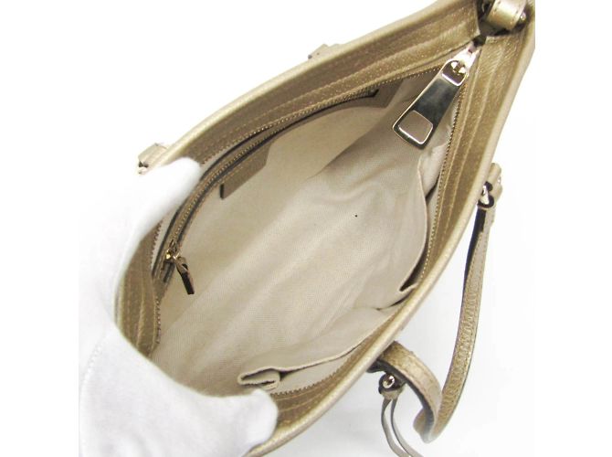 Borsa a mano Gucci GG Canvas Bree Small Beige D'oro - vista 3