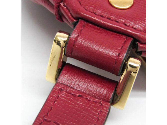 Gucci Interlocking G Leder Clutch Rot - Ansicht 11