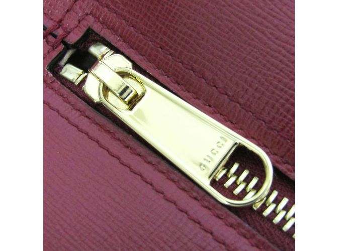 Gucci Interlocking G Leder Clutch Rot - Ansicht 13