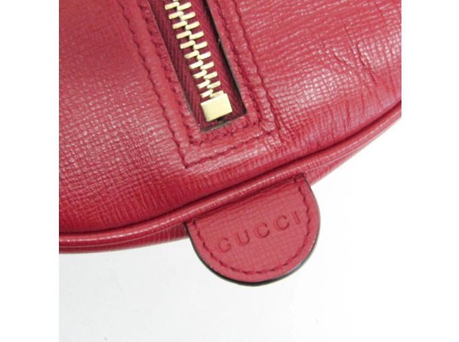 Gucci Interlocking G Leder Clutch Rot - Ansicht 14
