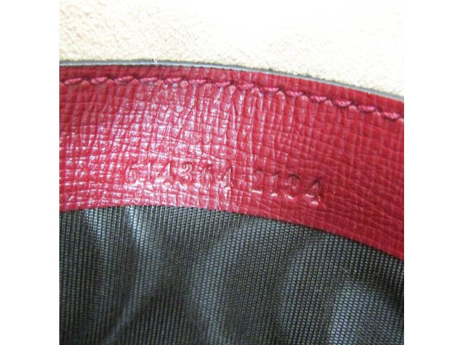 Gucci Interlocking G Leder Clutch Rot - Ansicht 16