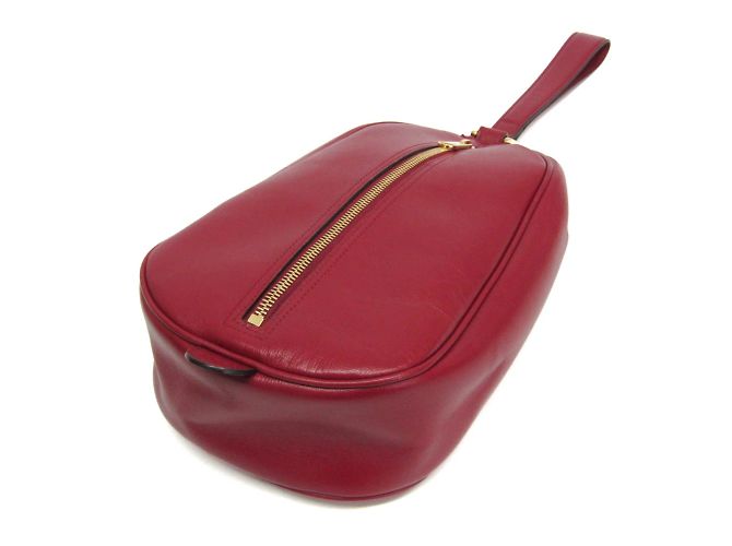 Gucci Interlocking G Leder Clutch Rot - Ansicht 2