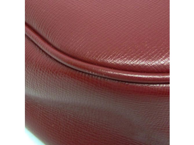 Gucci Interlocking G Leder Clutch Rot - Ansicht 4
