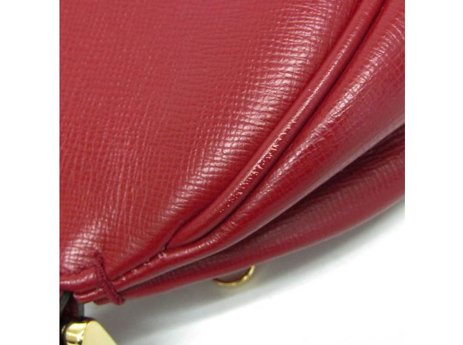Gucci Interlocking G Leder Clutch Rot - Ansicht 9