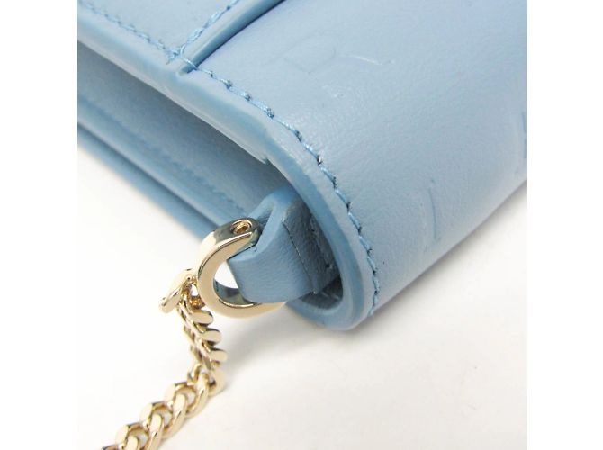 Bulgari Portafoglio a catena in pelle da donna Bvlgari INFINITUM Blu - vista 9