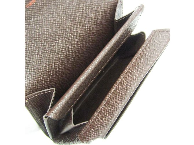 Monedero Damier Louis Vuitton N61930 Castaño Damier ebene - vista 3