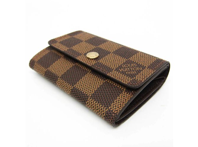 Monedero Damier Louis Vuitton N61930 Castaño Damier ebene - vista 4