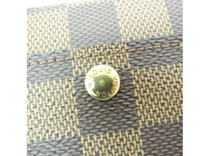 Monedero Damier Louis Vuitton N61930 Castaño Damier ebene - vista 6